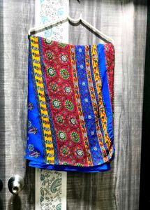 Vibrant Printed Saree
