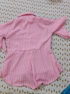 Combo Of 2 High And Low Pattern T-shirts For Girls