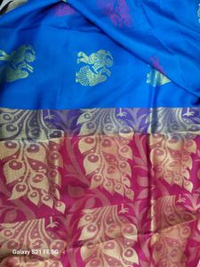uppada pattu Elegant Blue saree