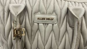 Cream Quilted Leather Handbag