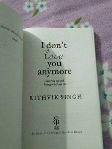 I Don't Love You Anymore