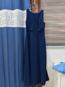 Kazo Blue Embellished dress