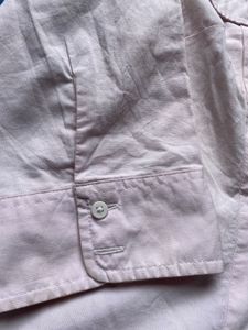 Light Pink Button-Up Blouse