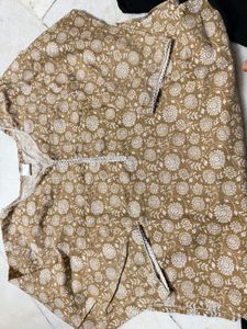 Cotton Hand-Block Printed Co-ord Set