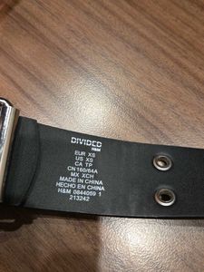 Black Grommet Eyelet Belt H&amp;M 30"