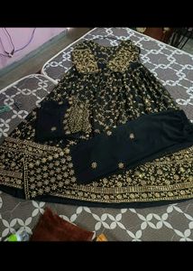 Gown With Pent And Dupatta