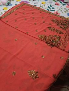 Elegant Embellished Saree
