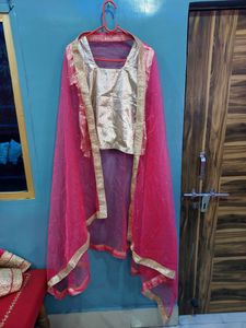 Bridal Lehanga With Heavy Sequence Work