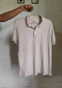 Men's Light Pink Polo T-Shirt