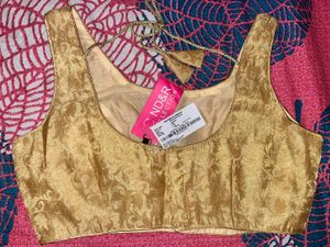 Golden Brocade Blouse