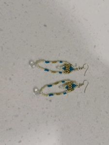 Boho Beaded Dangle Earrings