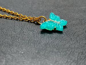 Fancy Golden Evil-eye And Butterfly Neck piece