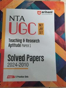 NTA UGC NET JRF SET Solved Papers
