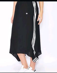Adidas Black Skirt with Stripes
