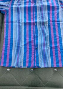 Striped Men's Button-Down Shirt