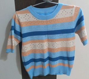 Chic Striped Knit Top