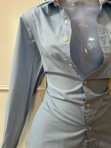 Light Blue Button-Up Shirt