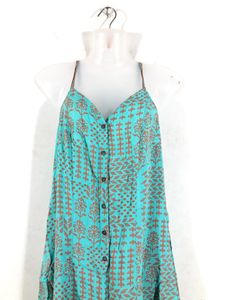 Blue Printed Jumpsuit