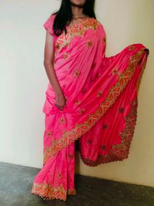 Festive Saree With Blouse New