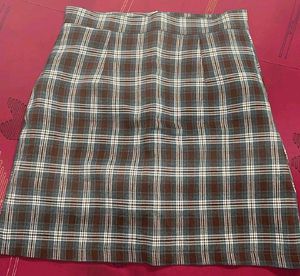 Plaid Mini Skirt