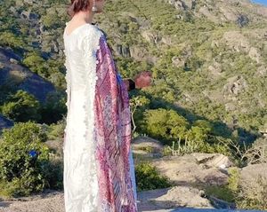Elegant White Kurta with Dupatta
