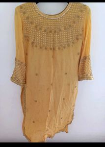 Elegant Yellow Kurta Set with Dupatta