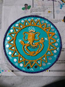 Ganesha Lippan Art ....Happy Ganesh Chaturthi