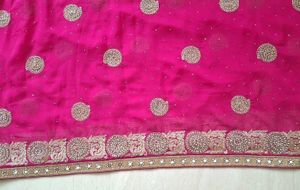 New stunning hot pink saree 🌸