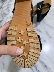 Stylish Black Platform Heels