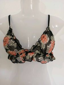 Floral Sheer Bra