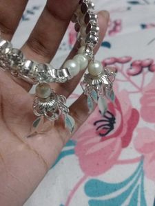🎀Elegant Pearl &amp; Crystal Bracelet 🎀