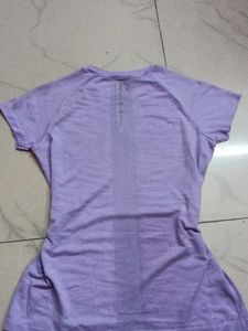 DECATHLON lavender Athletic T-Shirt