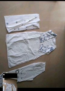Embroidered Kurta Set with Dupatta