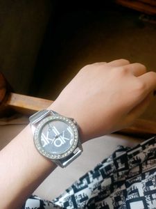 Calvin Klein Crystal Bezel Watch