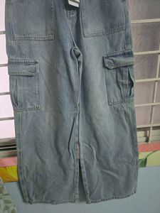 URBANIC Wide Leg Cargo Jeans