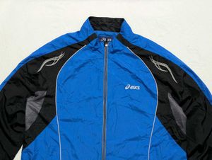 Asics Blue &amp; Black Track Jacket