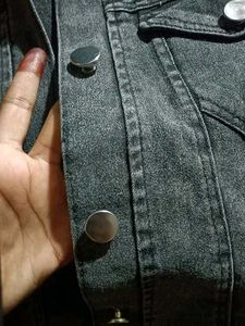 Gray Wash Denim Jacket