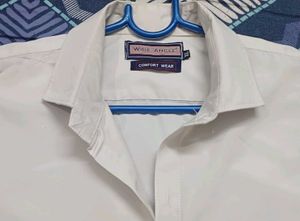 Men's White Comfort Wear XL Shirt