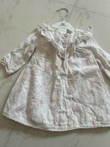 Floral Baby Girl Dress with Ruffles