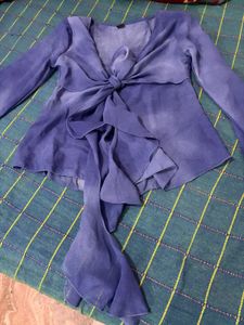 Boho Tie-Front Blouse