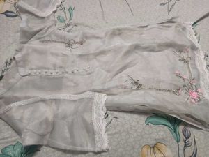 tissu fabric kurti with handwork