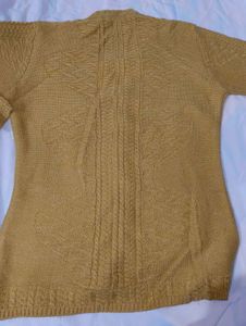 Mustard Yellow Cardigan Sweater