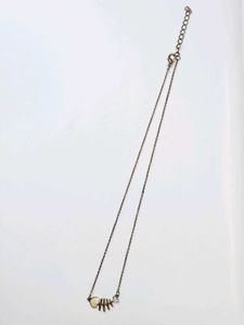 Gold Fishbone Necklace
