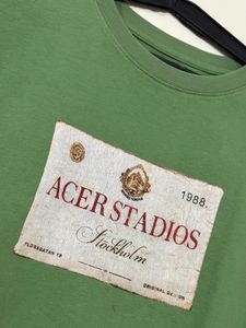 Green Graphic Print T-Shirt