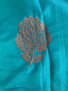 elegant sea green saree