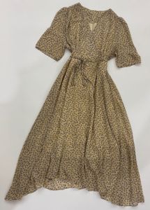 Floral Midi Wrap Dress