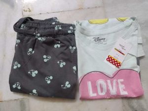 Cute Minnie Mouse Pajama Set