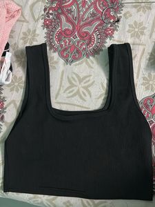 black tank top