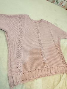 Chic Pink Knit Sweater