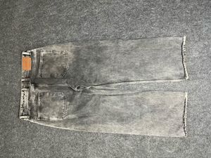 lite used black washed baggy jeans